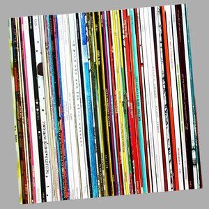 Vinyl Record Album Spine Abstract Art Print Room Decor Gift